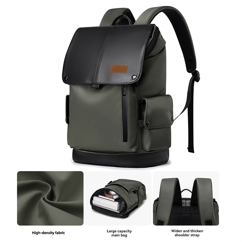 Stylish Casual Backpack for High School Students, Flip-Top Design