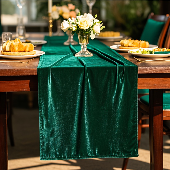 1pc velvet table chairs luxurious velvet furniture wedding Temu