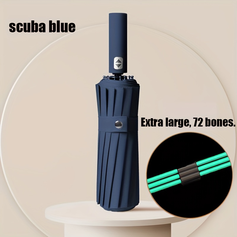 Automatische paraplu met 72 versterkte baleinen