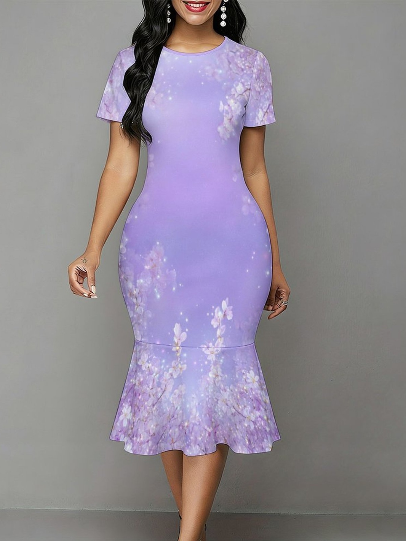 purple dresses for women sold on Temu United States