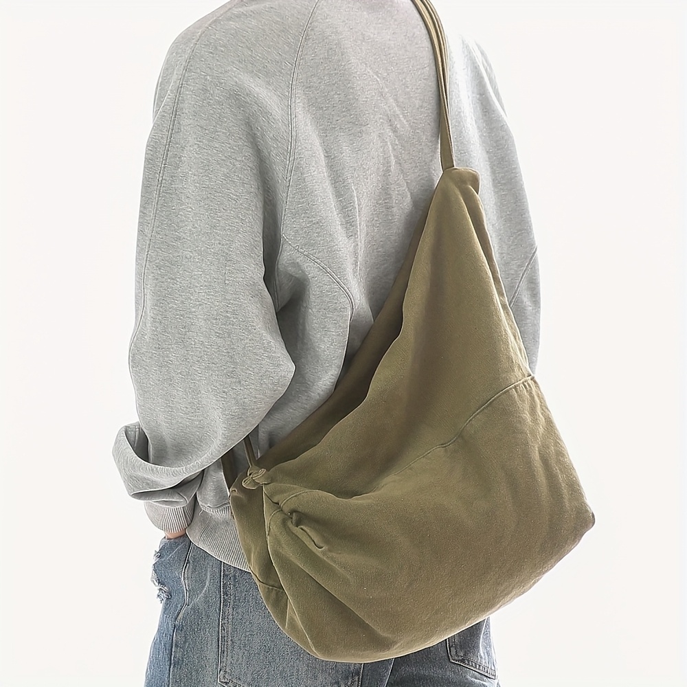 mens single shoulder bag retro japanese canvas multi - Temu Kuwait
