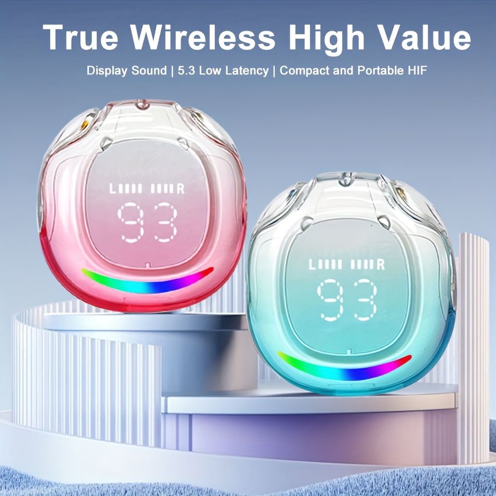 

Wireless For Ios, Wireless Headphones, Headphones, Charging And Led Display, Suitable For , , And , Compatible All Ios/