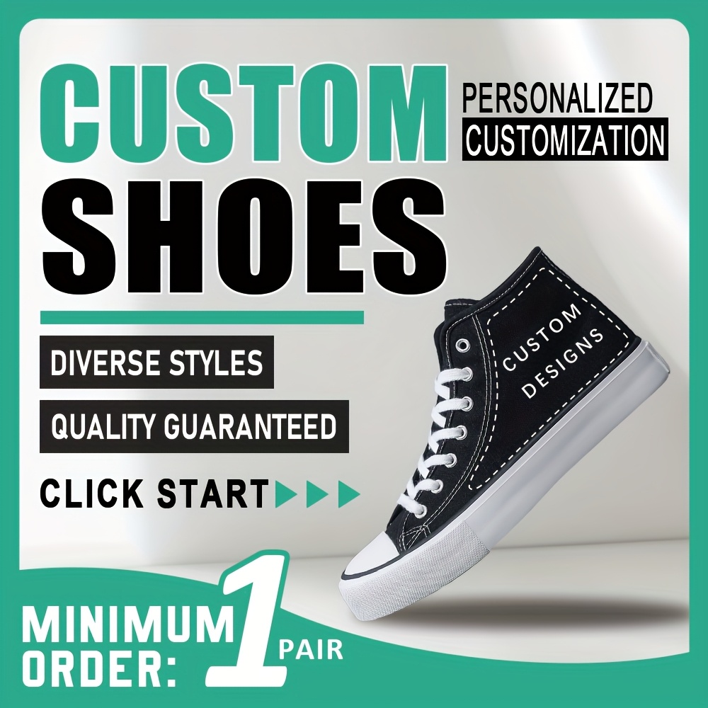 TEMU [Estilo Personalizado] Regalo de Navidad con Estampado Completo - S002 - Zapatillas Casuales para Hombre, Zapatos de Skate con Cordones y Serie