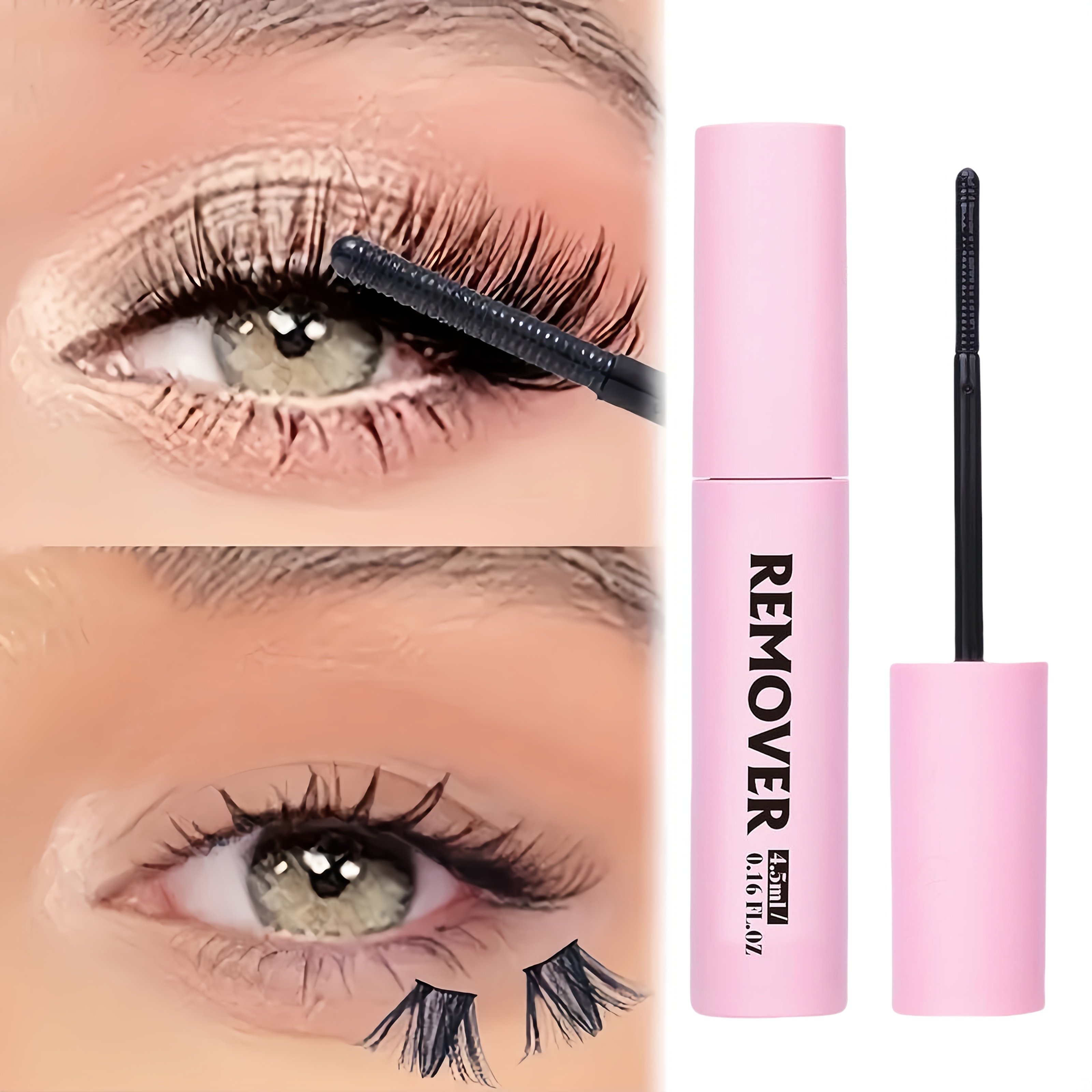 Image of Eyelash Glue Remover Suitable For Types - Instant False Eyelash Removal With Clear Liquid Formula, & Gentle For Skin, Lip & Care, Quick Remover For Lash Glue Removal Use