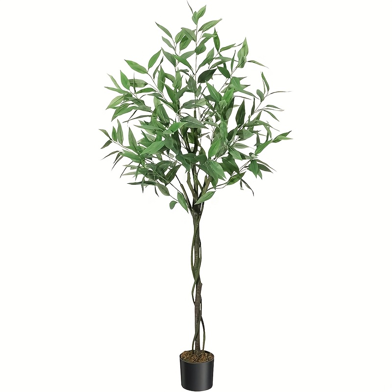 realistische knstliche  dichte, grn bltter, pflegeleichtes kunstwerk,  ganzjahres-deko fr wohnzimmer, bro, hotel  geschenk zum einzug,  geburtstag, hochzeit, firmengeschenk  langlebige plastik-konstruktion,  elegantes design, lebensechte laub ...
