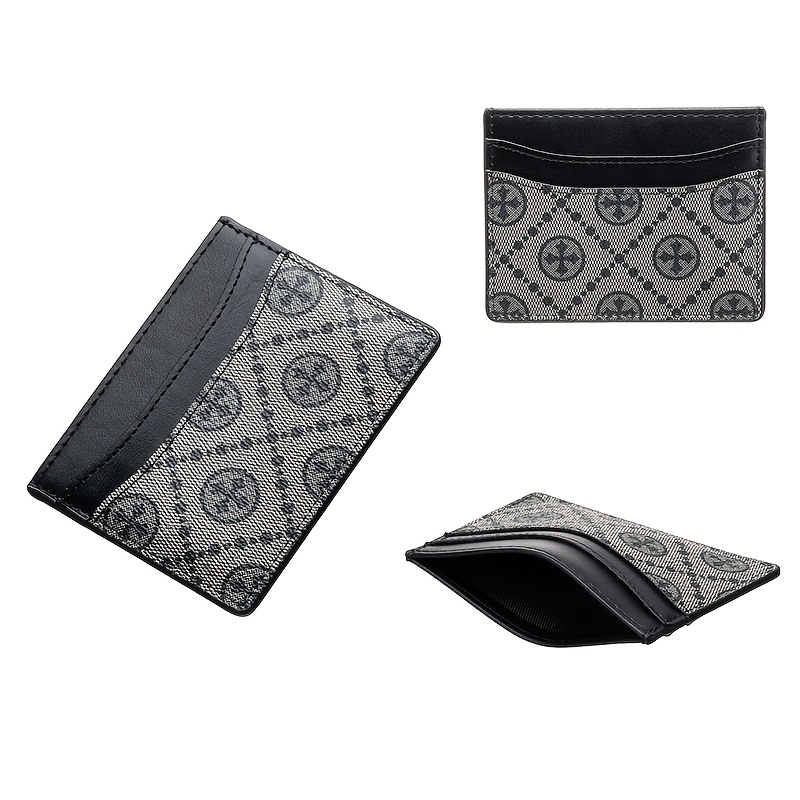 Image of 1pc/baellerry Mini Wallet, Business Mini Wallet, Minimalist Slim Zipper Wallet, Lightweight Wallet For Daily Use