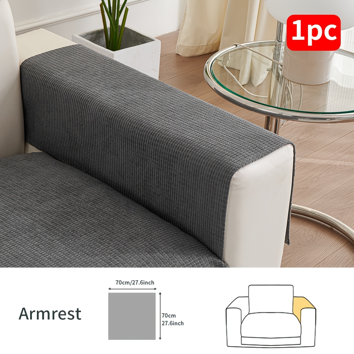 TEMU 1 cuscino per in pile di mais, cuscino universale per per , copridivano antiscivolo, decorazione in tessuto per la casa