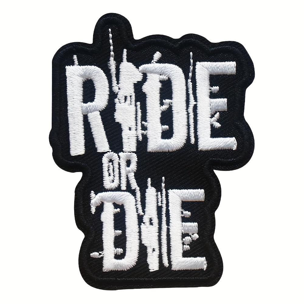 Motorcycle Patch - Iron On Or Sew On Biker Emblem Suitable For Biker Jackets, Vests & - Embroidered Patch With Motorcycle