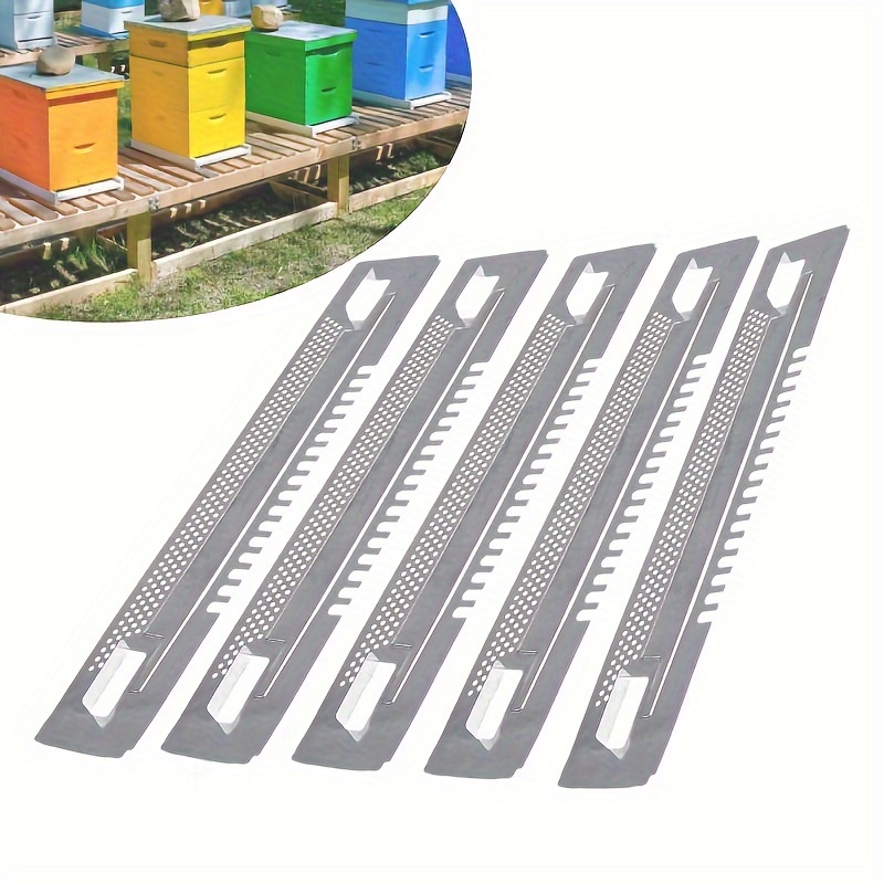 5pcs, Beekeeping Equipment Metal Beehive Entrance Multifunctional Beehive Entrance Beekeeping Tools