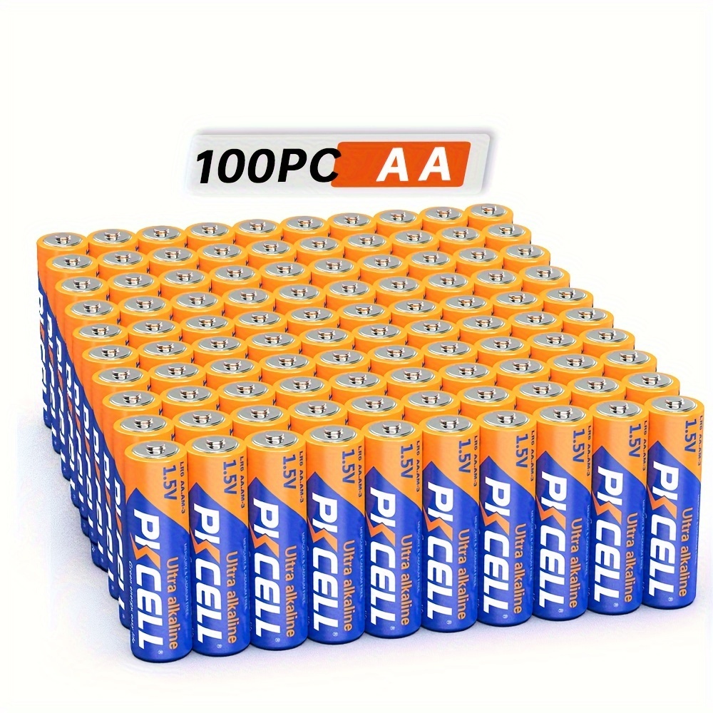 

Pkcell Aa Battery, Count Batteries 1.5v , For Home Household Device, Romotes, Mouse Keyboard