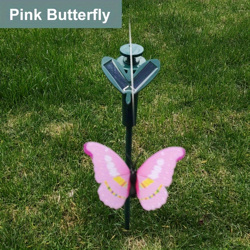 

1pc Solar Powered/electric Battery (aaa) Fluttering Butterfly Lawn Stake, Outdoor Garden Decor, Home Decorative Art, Random Style