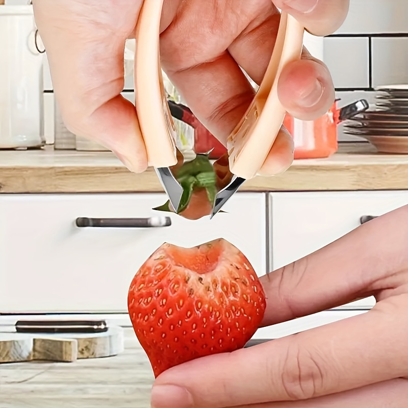 2pcs pineapple seed clip strawberry huller top stem remover - Temu