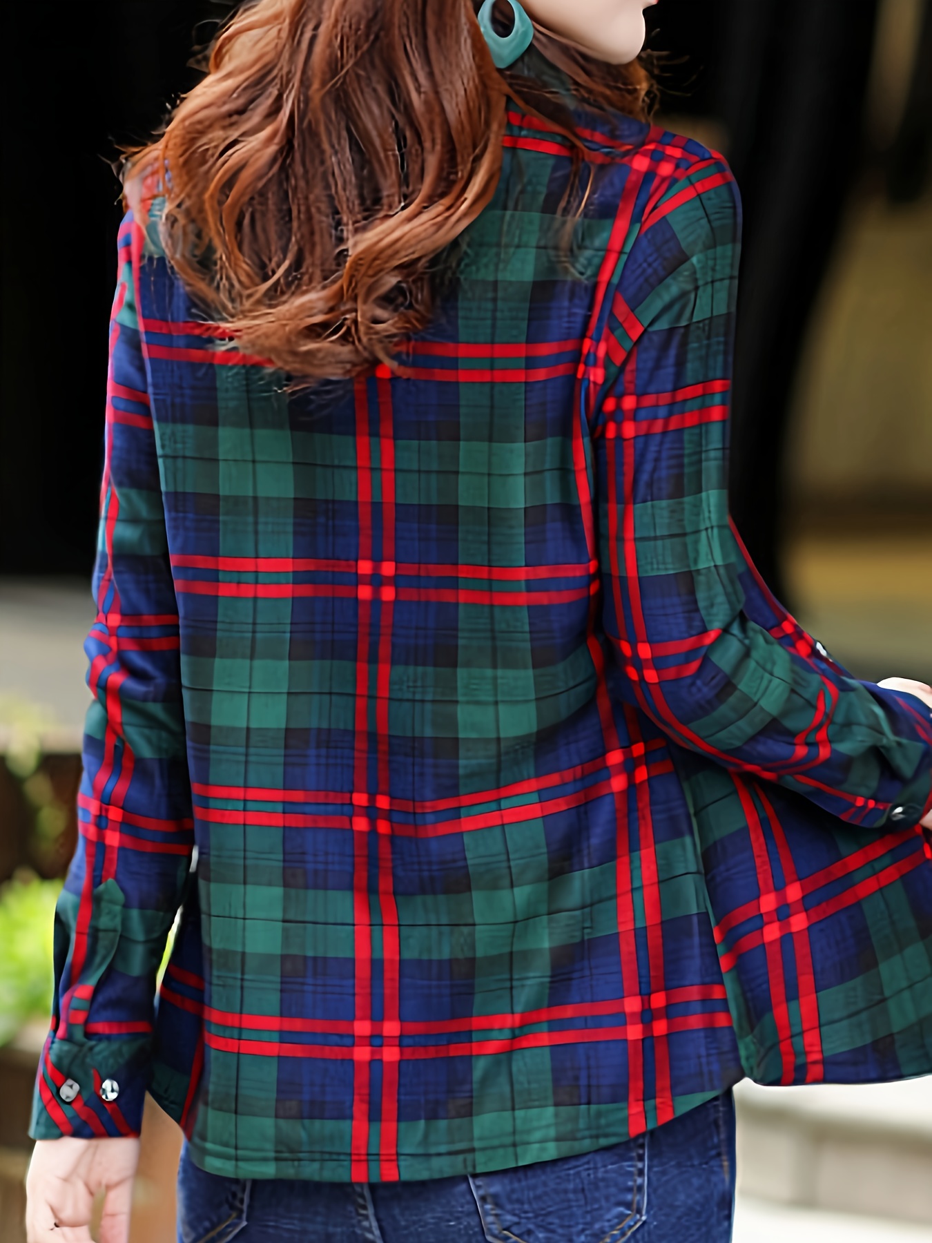 chemise à manches longues doublée en à carreaux Temu Switzerland