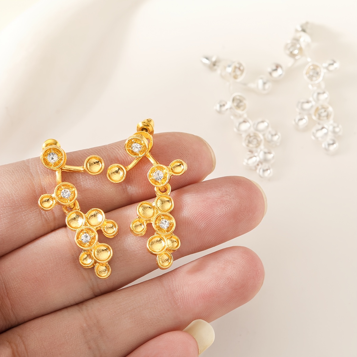 Vintage Zodiac Constellation Pendant with Stud Earrings Set