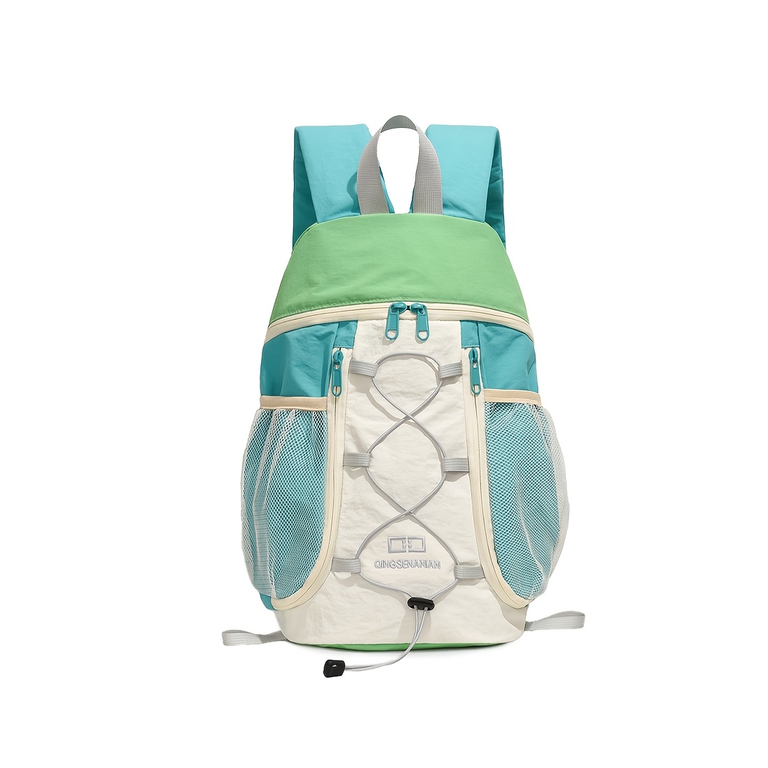 TEMU Unisex Outdoor Backpack, Lightweight Daypack, Multi-pocket Casual Backpack For Hiking, Travel And Daily Use