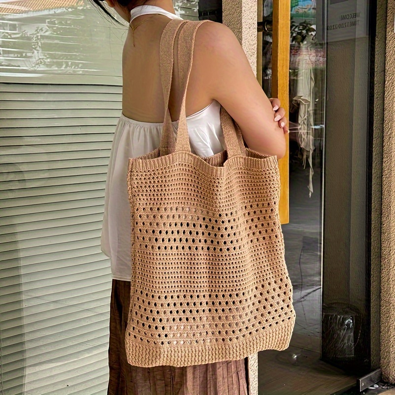 beach bag bolsa playera a crochet