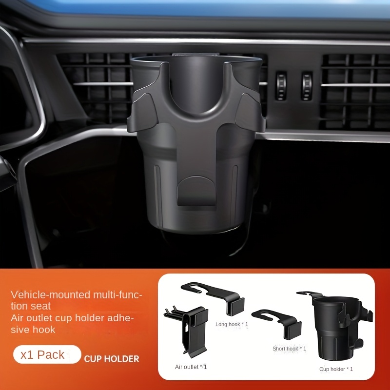 car seat backrest car cup holder hook multifunctional phone holder water bottle and cup holder car air outlet storage Product details 5