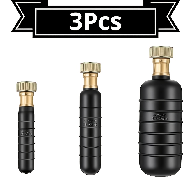 3pcs Drainage Bag Kit, 3pcs Drainage Cleaning Bags, Suitable For 1-inch To 6-inch Drainage Pipes, Unclogging Blockages In Main Drainage And Sewer Pipes, Sink, Shower, And Swimming Pool Drainage Pipes