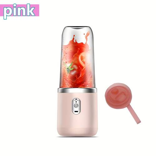 1pc portable rechargeable juicer cup multifunctional home juicer blender automatic small electric smoothie maker with ice function food processor ideal gift for christmas and halloween