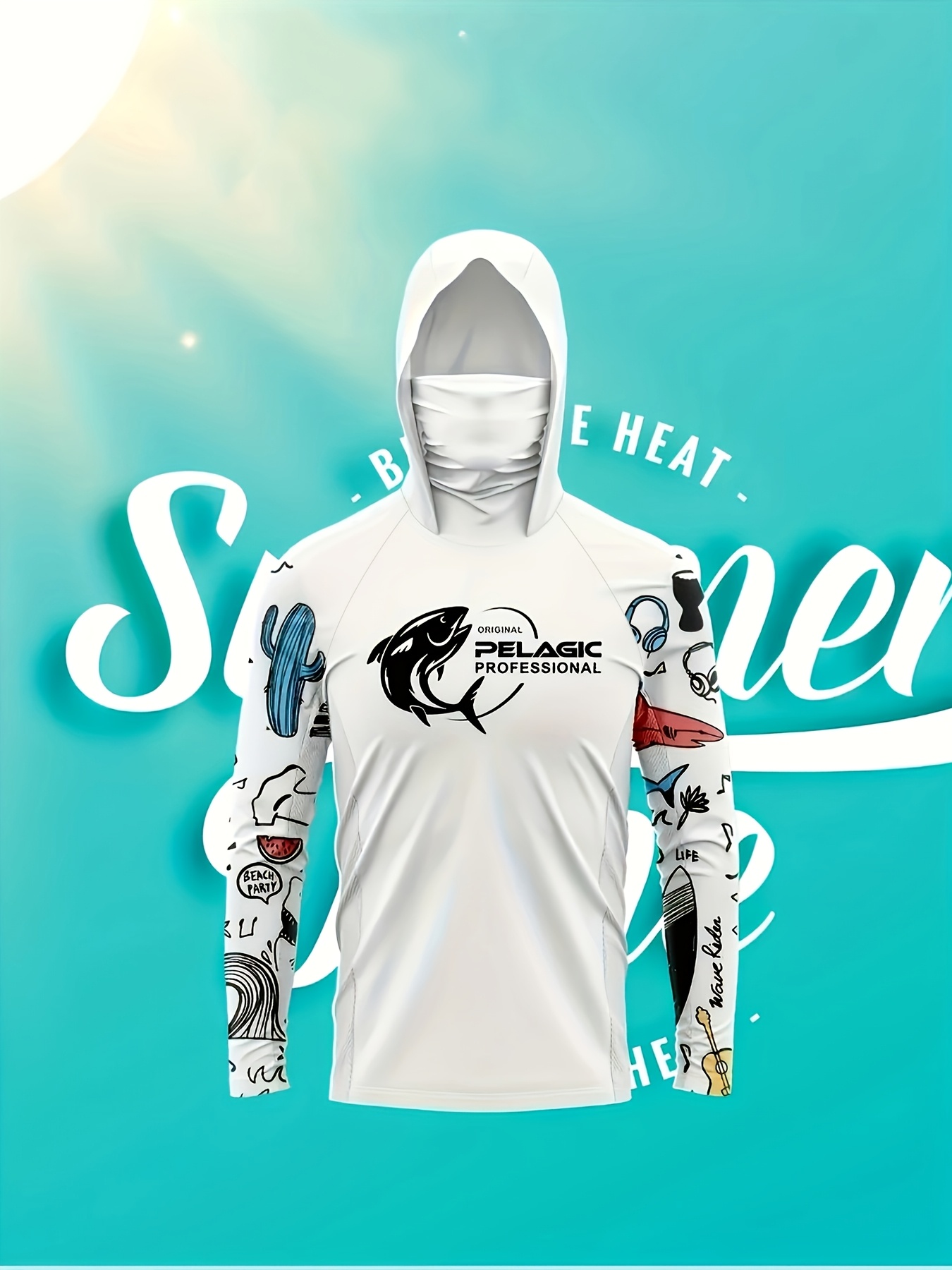 Fishing Mask Hooded Sweatshirt | Unisex Outdoor Sports & Hunting Gear