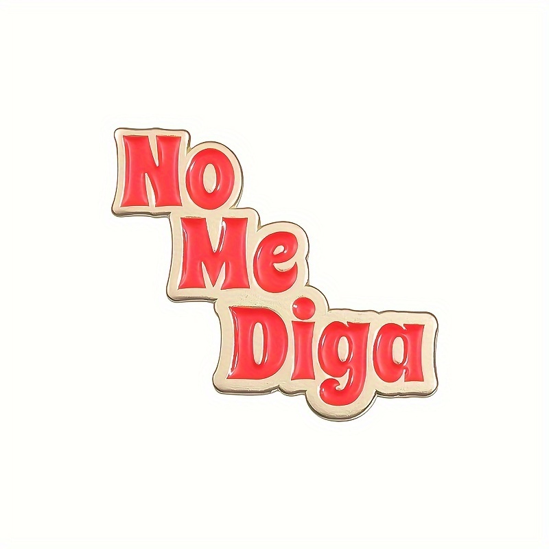 TEMU Estilo Minimalista ' ' Broche de Aleación de Zinc para Mochilas y Ropa - de Solapa Versátil sin Mosaico - 1