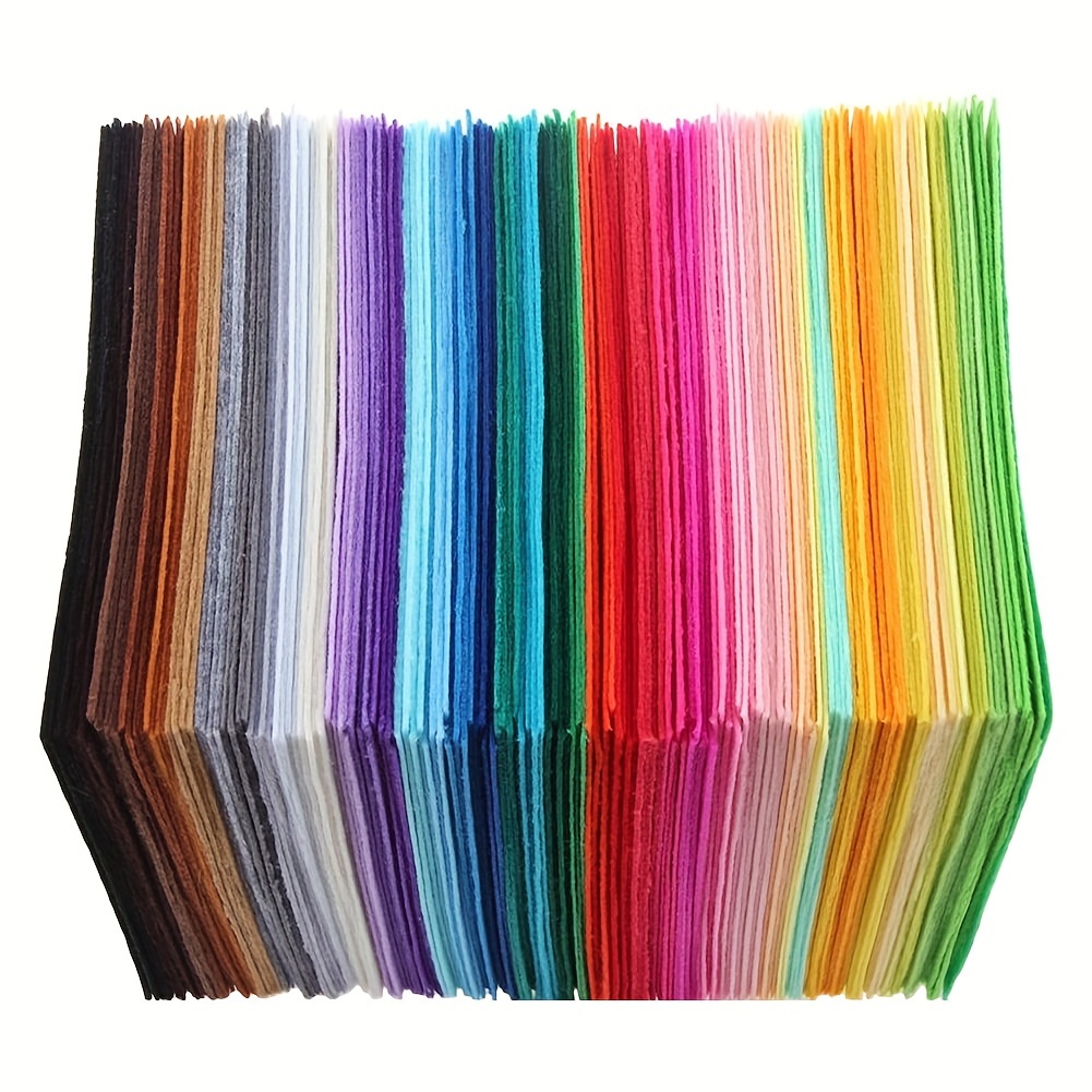 Image of 40-pack Felt Fabric Squares 20x30cm, Soft Felt Fabric Sheets For Diy Crafts, Sewing Blocks, Non-woven Fabric For Crafts, Christmas Decorations, Holiday Decor, Sewing Doll Crafts, Easter Gifts