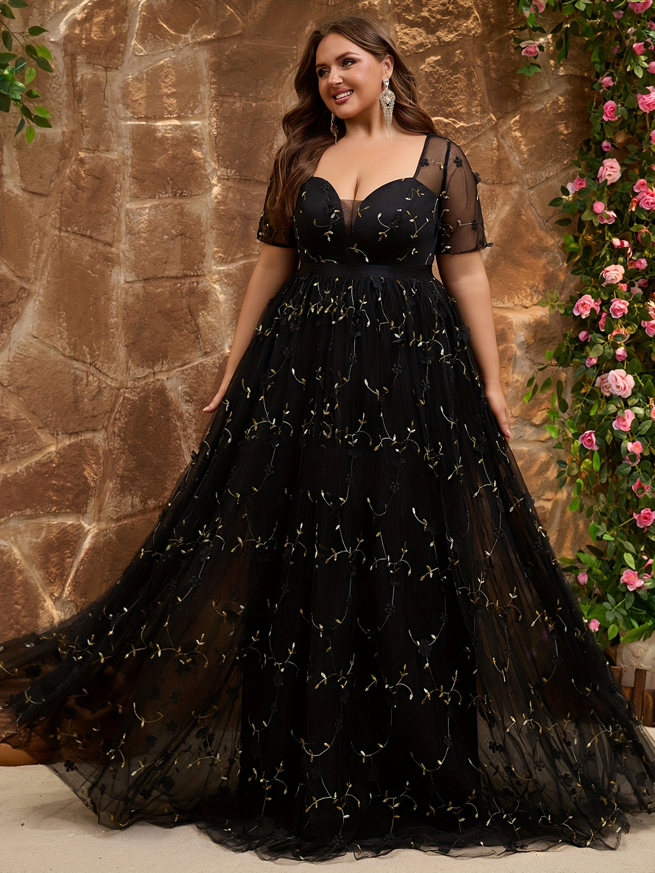 black short sleeve dresses Black Short Sleeve Mini Dress - All Dresses main image 0