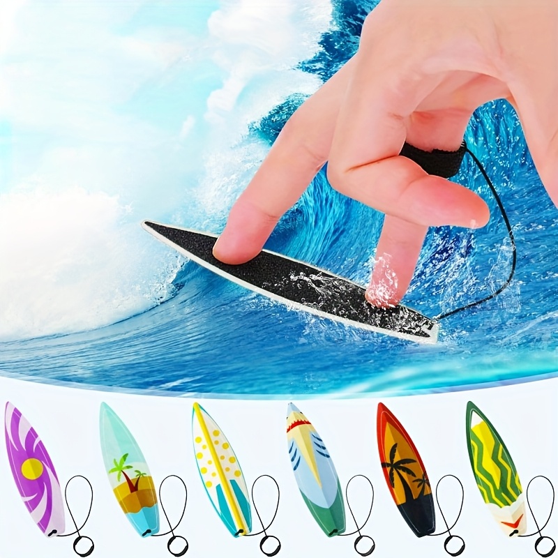 Buy Windeck Finger Surfboard – Stealth Mini Hand Surf Toy For Air Surfing Tricks | Grip Tape + Leash | Ride Wind From Cars Or Imagination | Fun Road Trip Gift For