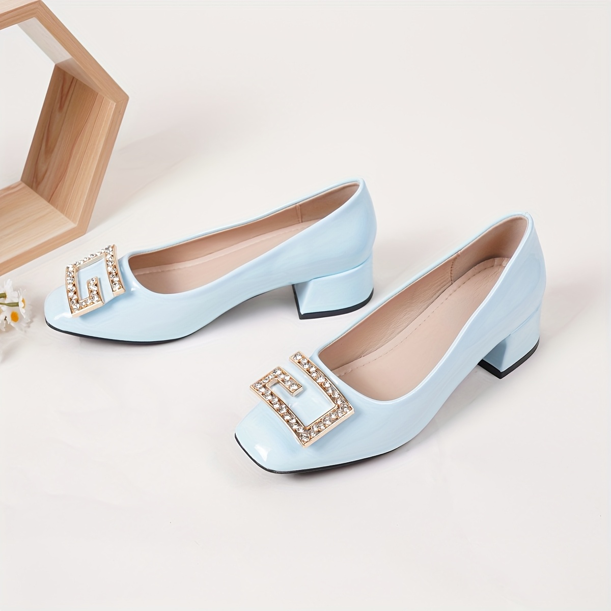 women's light blue dress shoes Women's Sky Blue Slip On Shoes
