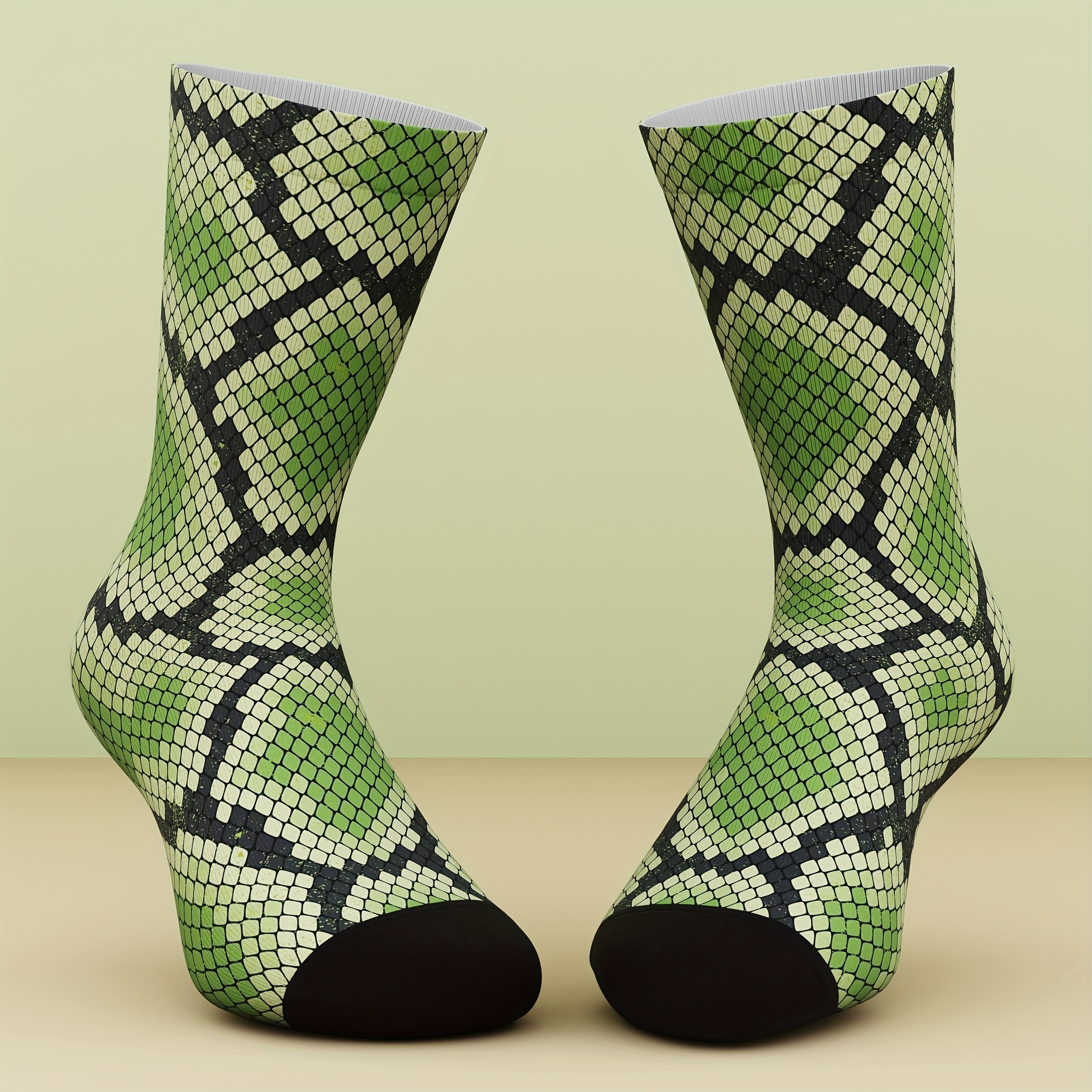 TEMU 1-pair Men' Novelty Socks With 3d - Technology - Novelty Sock Gift Suitable For Outdoor Activities & Themed Events, Comfortable Wearable, Hand