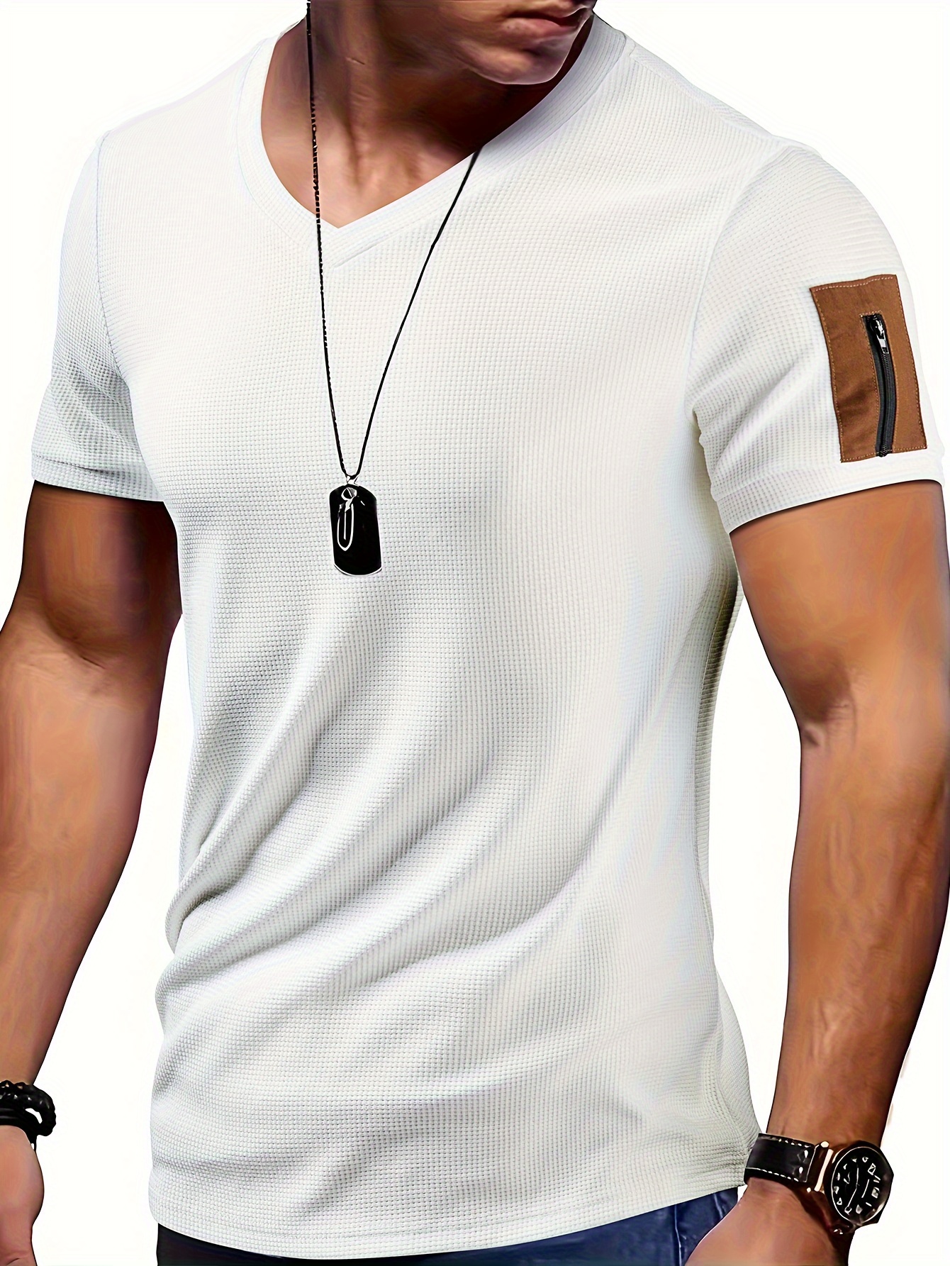 V Shirts For Men - Free Returns Within 90 Days - Temu United Arab Emirates