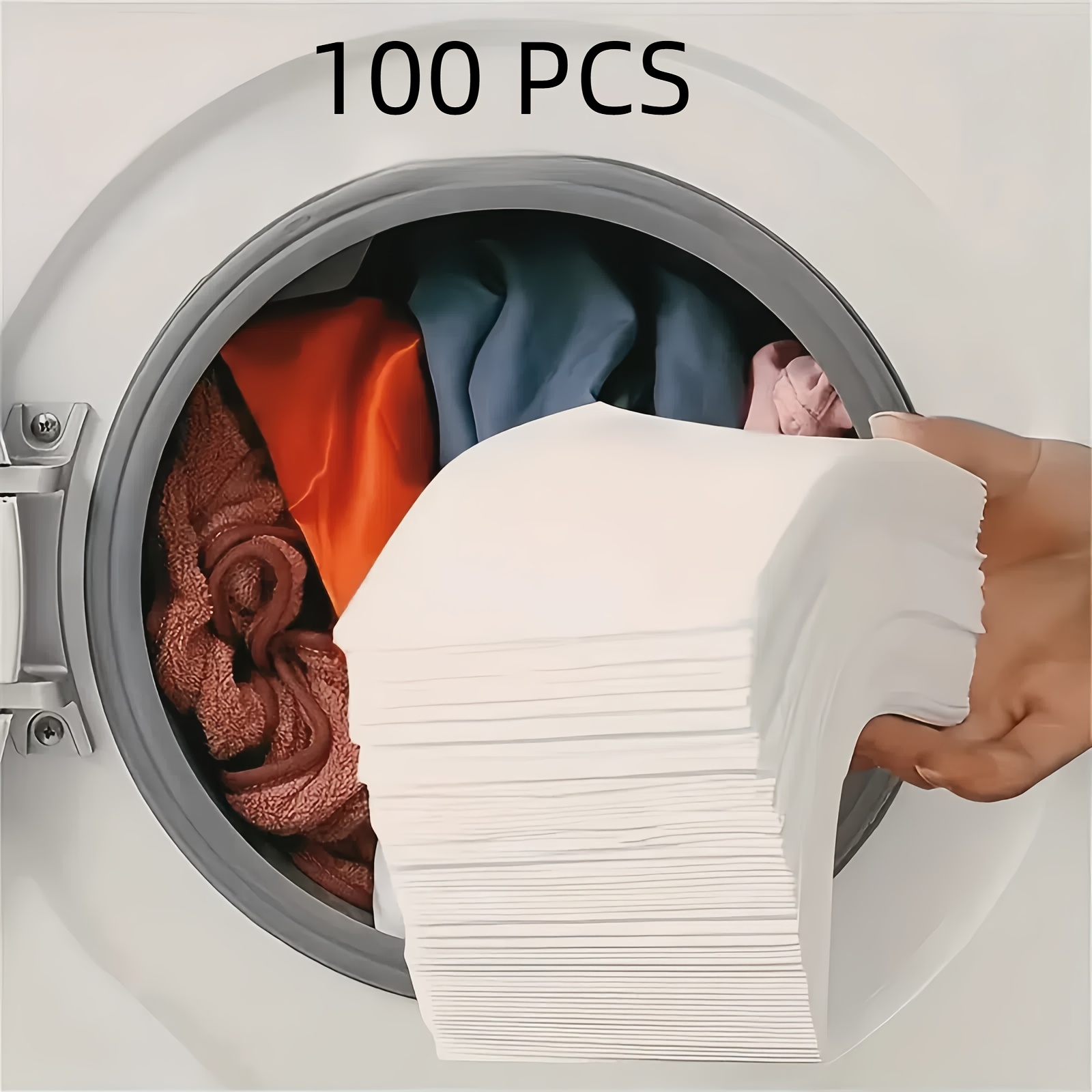 25/50/100pcs Sheets - Laundry Detergent Leaves To Prevent Color Transfer, Avoid Bleed And Colors For Washing Machines, Clothing Protector, Easy-to-use Care Tool