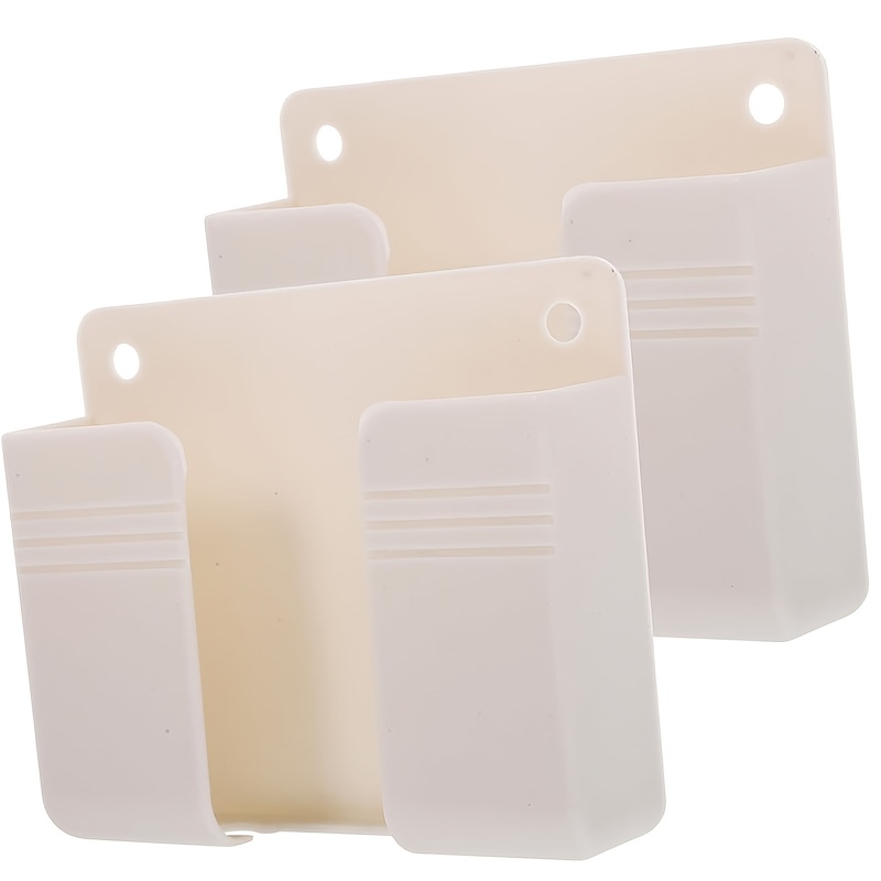 1pc 2pcs white phone stand storage rack for home and office