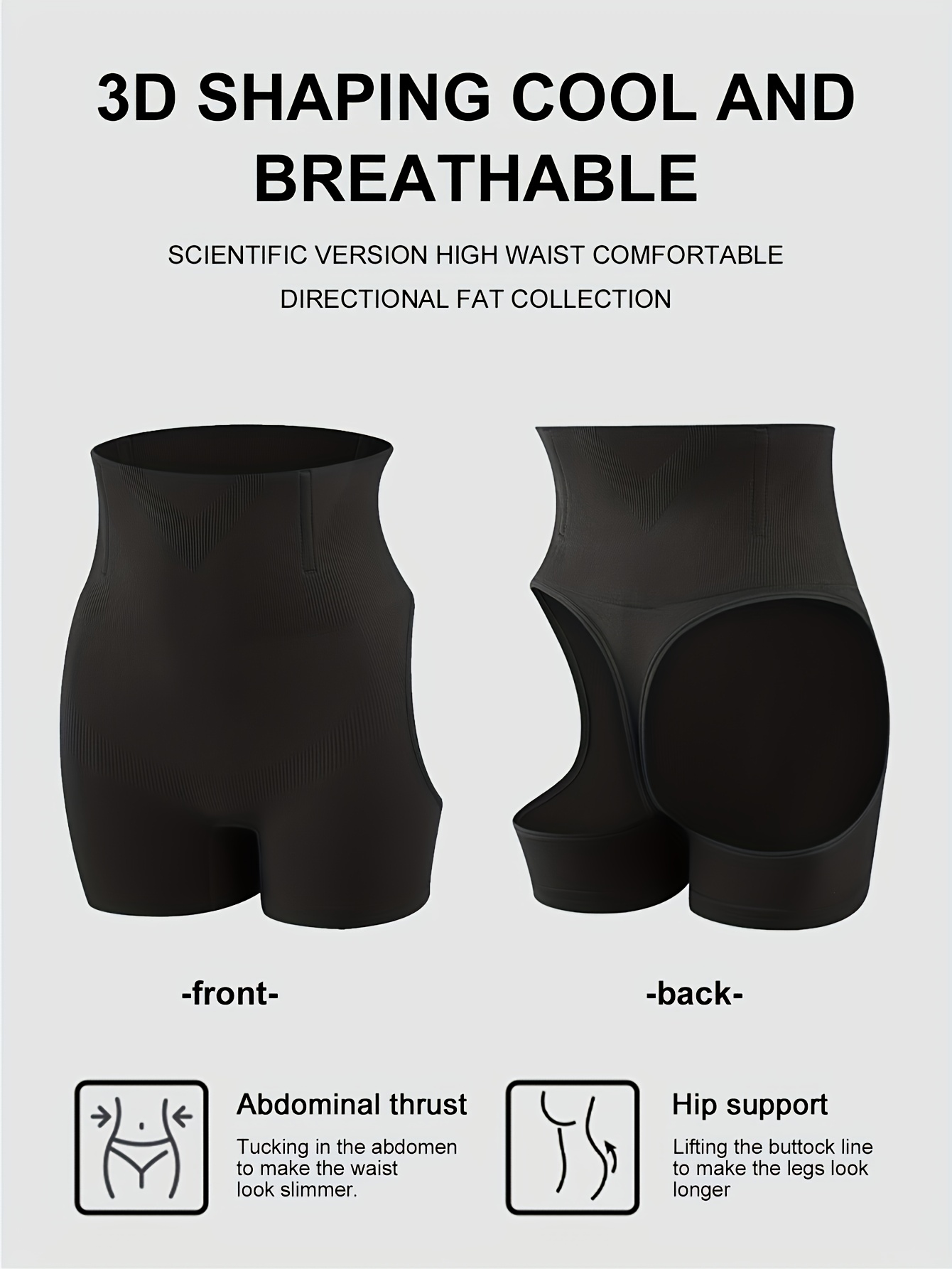 Ladies' High-Waisted Butt-Lifting And Tummy Control Pants, Revealing Cheeky Underwear for a Curvy Look, Shaping And Waist-Slimming Shorts, Sexy Leg-Shaping Leggings.