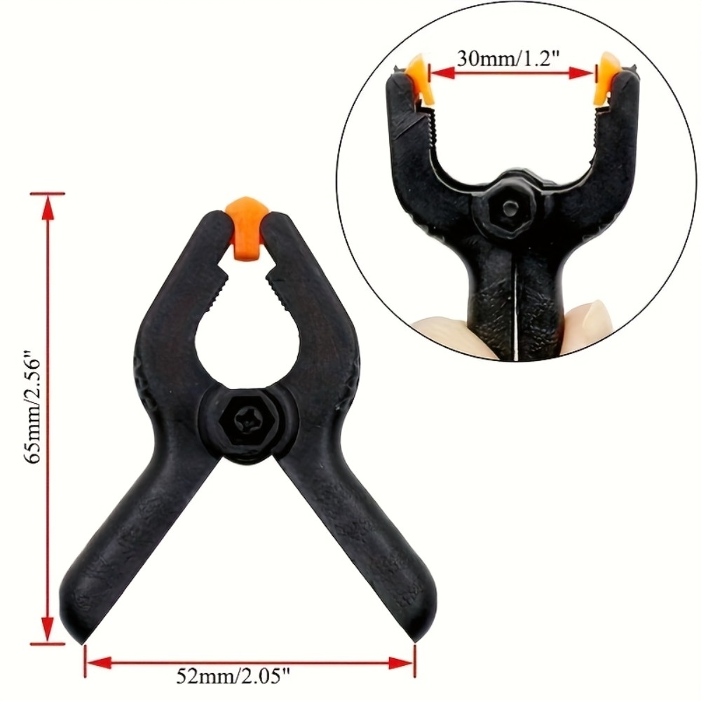 TEMU 31 Pezzi a Molla Resistenti - Antiscivolo, Struttura in Plastica Durevole, Adatti per Falegnameria, Fotografia, Artigianato, Decorazioni per la