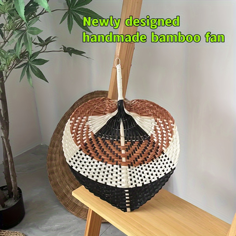 

Handcrafted Bamboo Fan: A Decorative Art Piece For Home, Office, Or Gift - Mother's Day Or Spring Season Present