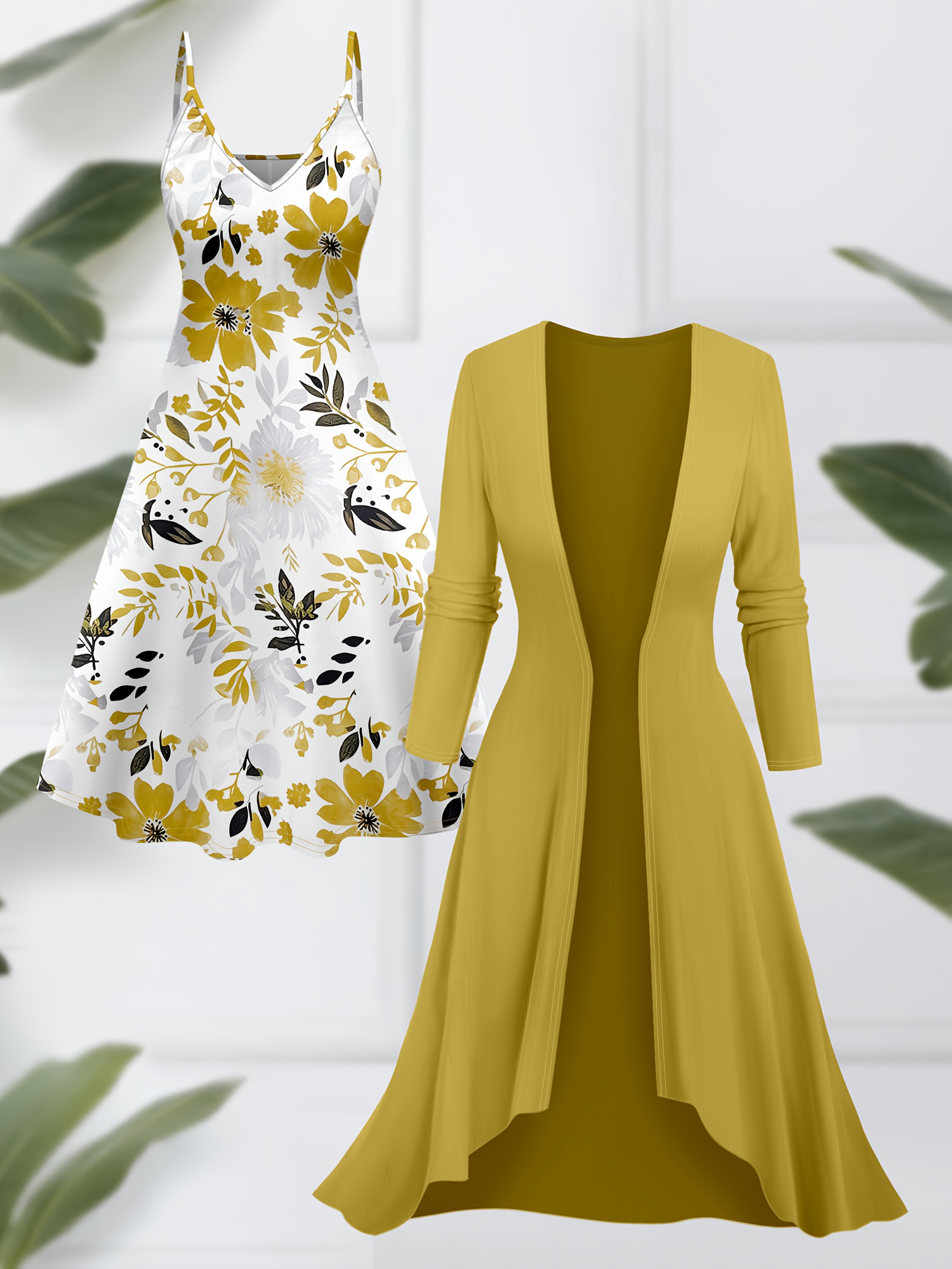 talla conjunto vestido talla cardigan largo Temu Brazil