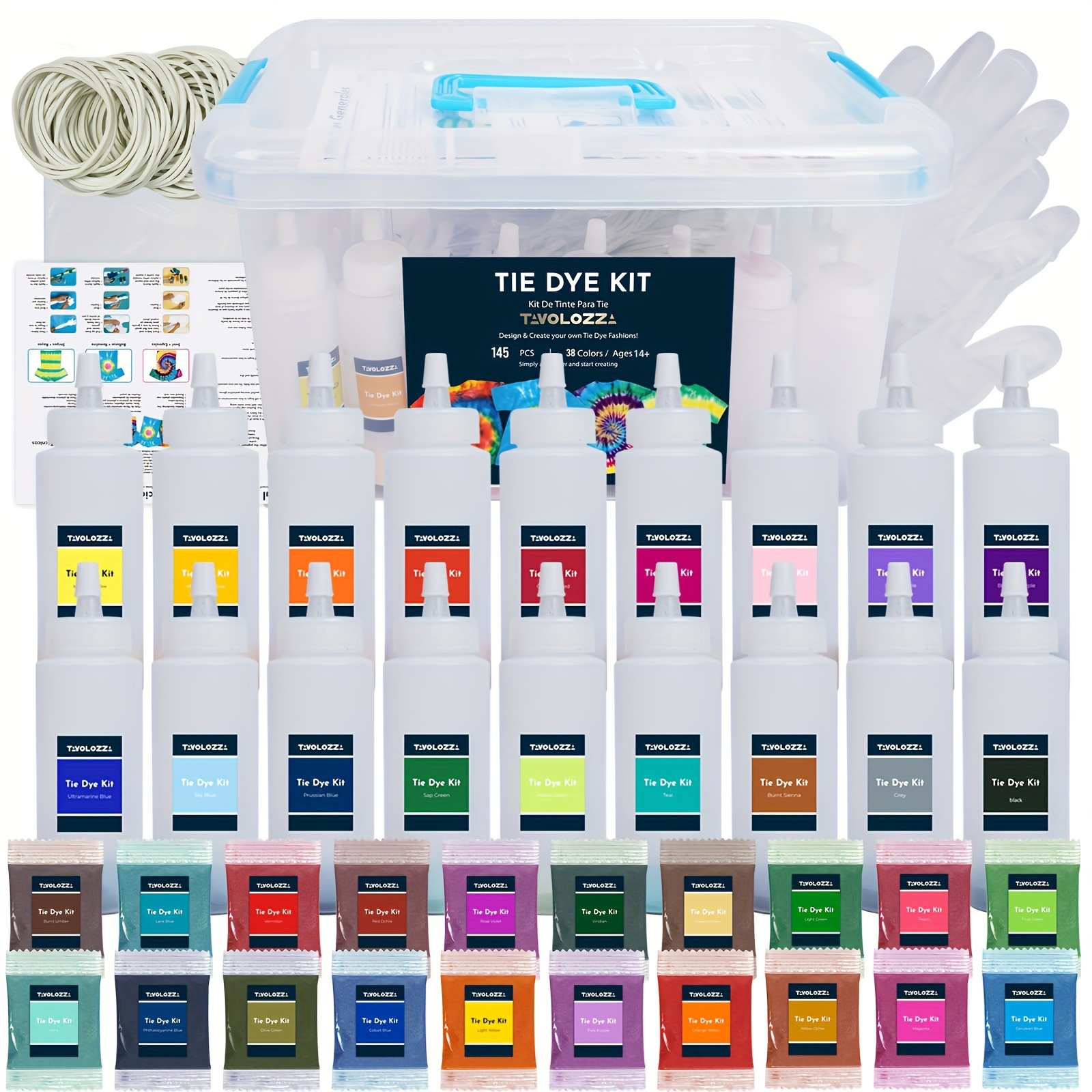 Pigmento de color de resina epoxi (tinte) Kit de colores populares negro,  azul, rojo, blanco y marrón líquido para mejorar la mezcla, carpintería