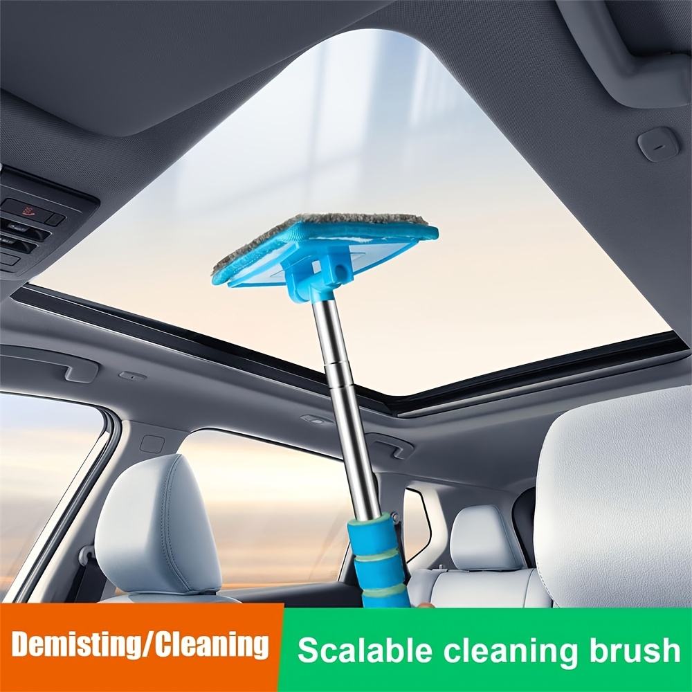 

Car Tool, Vehicle Cleaning Tool Extendable & Reusable Microfiber , Automotive Windscreen Washing Accessories, Universal For Vehicles,