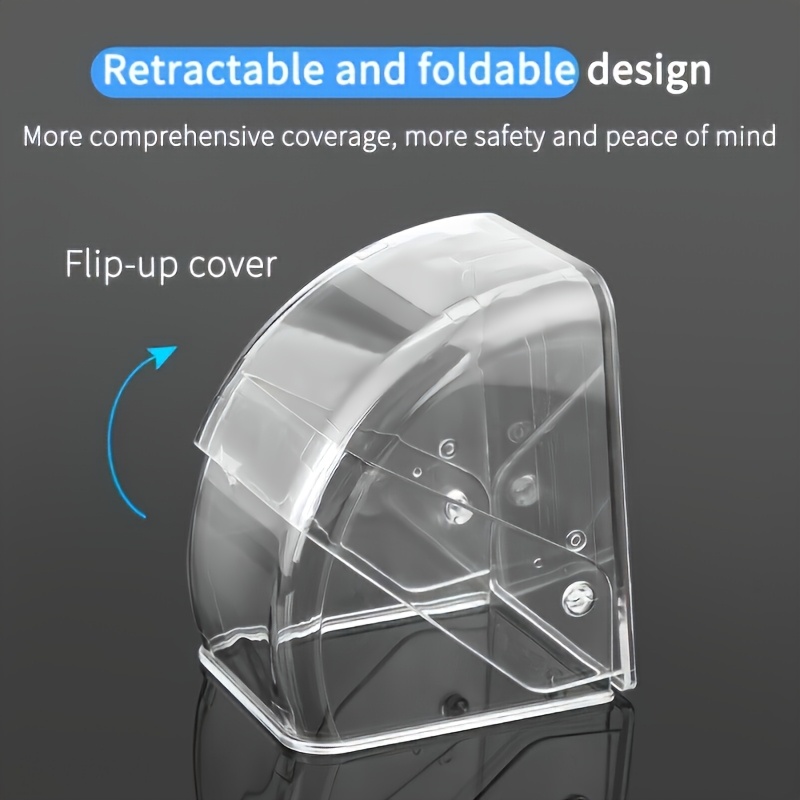 Clear Waterproof Doorbell Cover, Rainproof & Splash-Proof