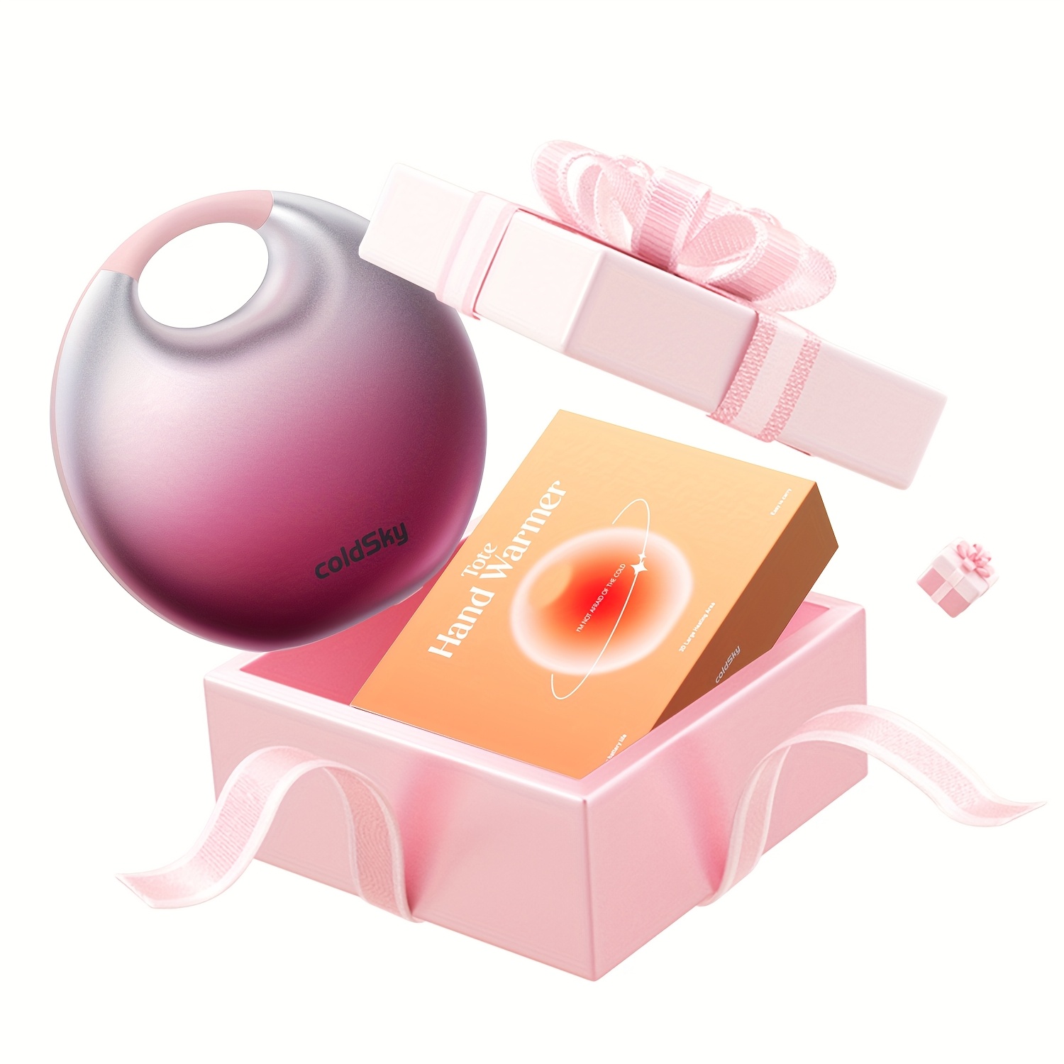 TEMU Rechargeable Hand Warmers Tote-style Electric Hand Warmer With 3 Heating Levels, 4000mah Battery, Portable Heater Gift For Women, Christmas, Camping, Skiing, Hunting