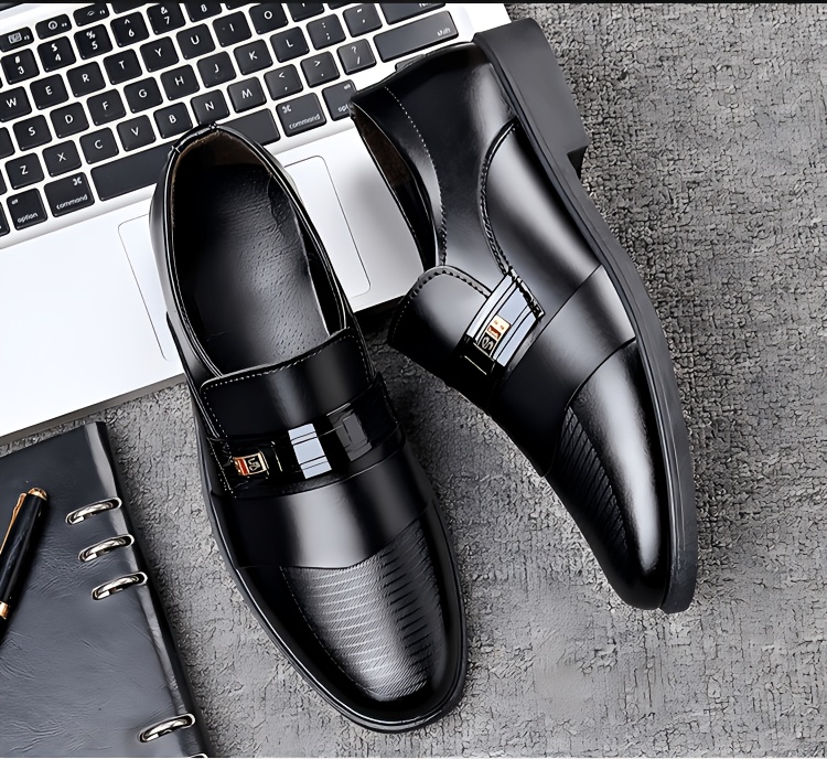 Slip-On Loafers, Heren Business Casual Schoenen, Modieuze Veelzijdige Oxfords, Trouwschoenen voor Heren, Rij Schoenen