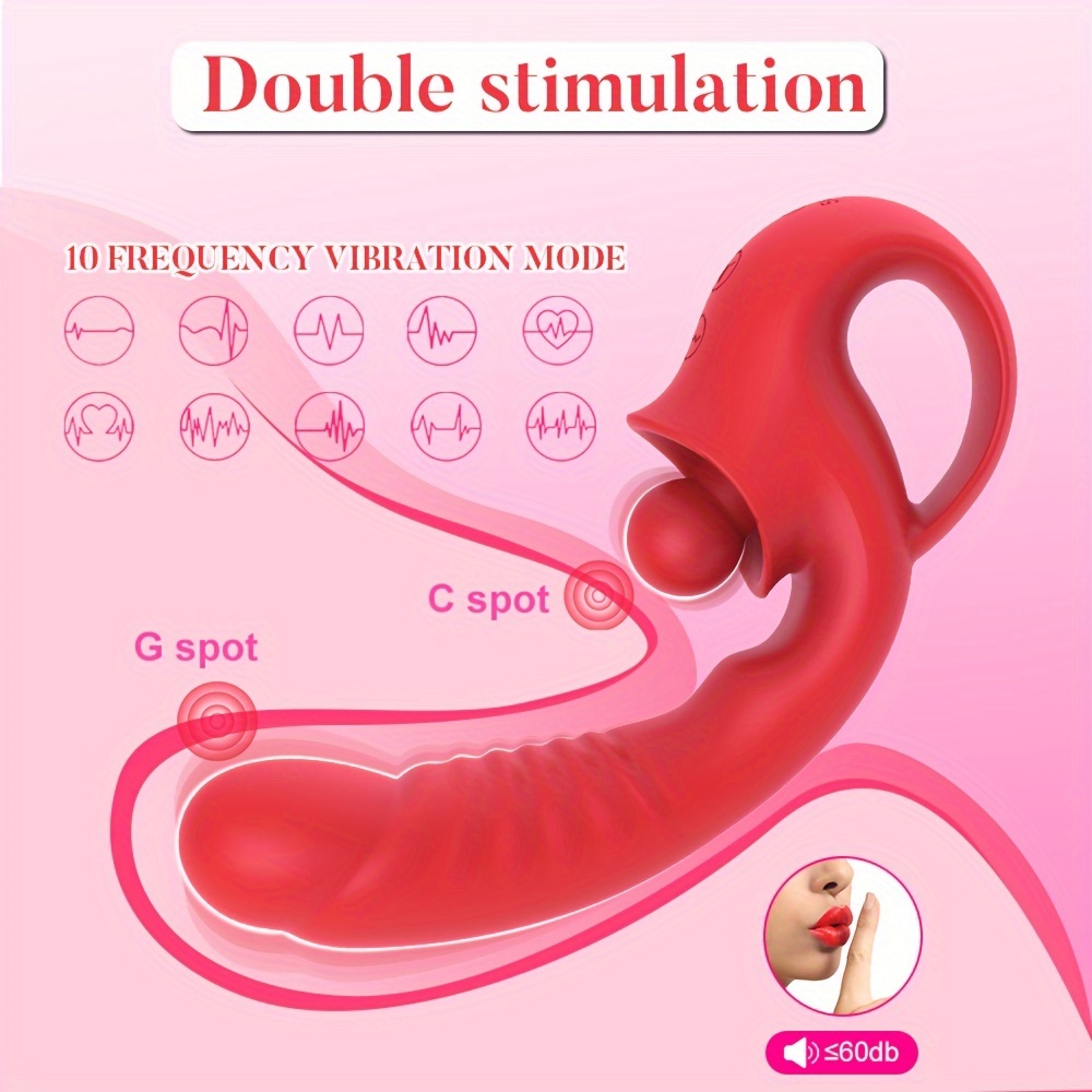1pc Silicone + ABS Material AV Vibrator for Women USB Rechargeable 10 Frequency Dual Motor Vibrator 2nd Generation G-spot Orgasm Adult Products