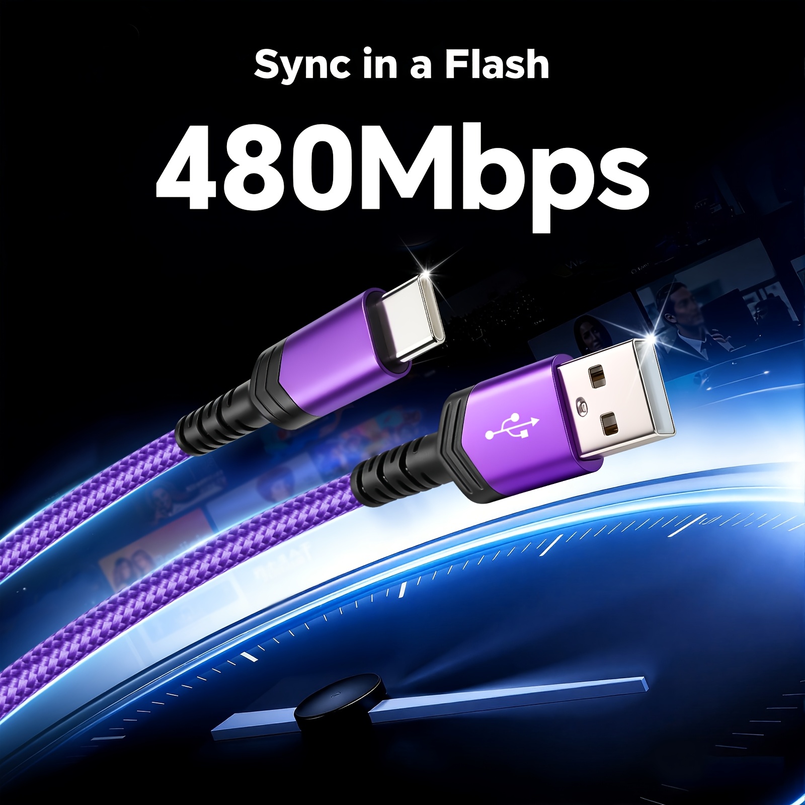 Fast Charging USB to Type-C Cable, High-Speed Data Sync, for... product image 6