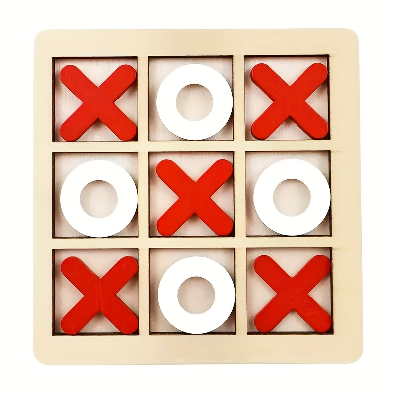 Tic Tac Toe Board Game, Tic Tac Toe Family Game, Classical Family Board Game, Wooden tic-tac-toe game, Christmas and Halloween gifts