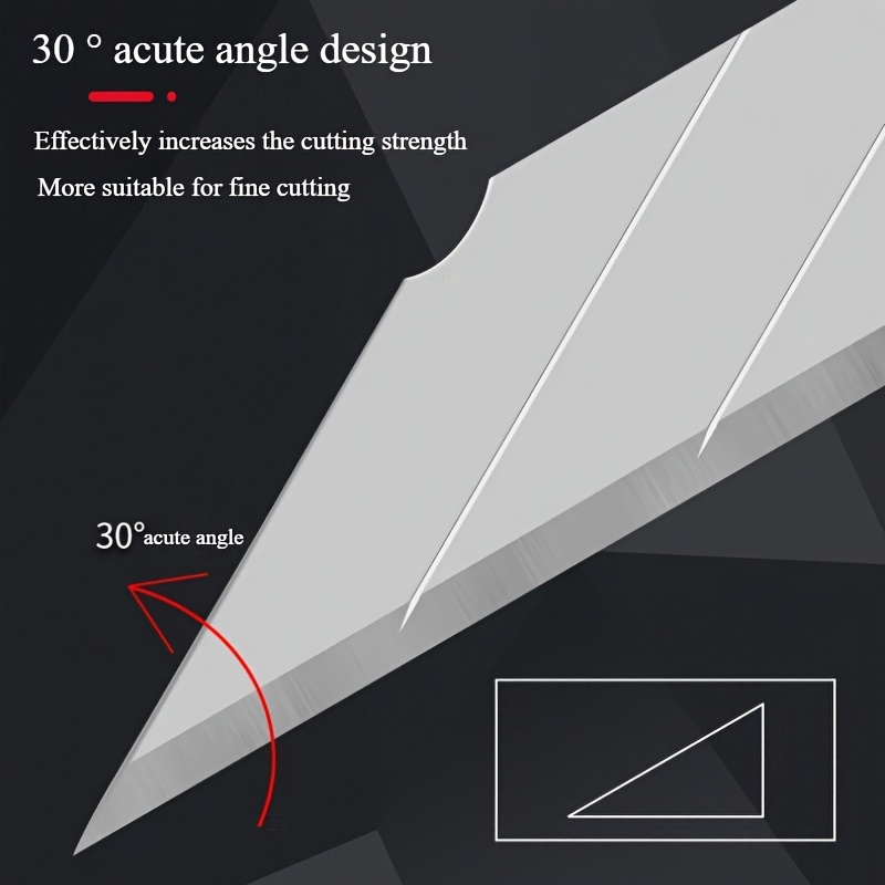 Sharp Angle Blades 30 Degree 9mm - 10PK - Stationery City | Office ...