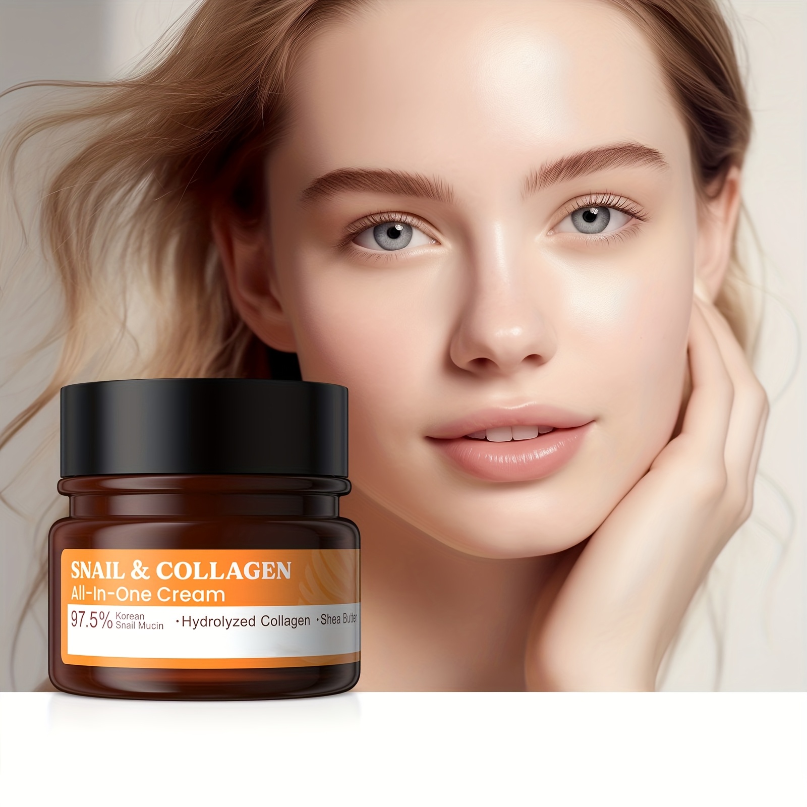 LAIKOU Korejski set za njegu kože s puževim sluzom - 9-proizvodna rutina (Essence od mucin 100ml, Piling/Tonik/Krema Dream) za muškarce i žene, osjetljivu i suhu beige njuštavnu kosmetiku, poklon za Valentinovo, svih tipova tena, azijska ljepota