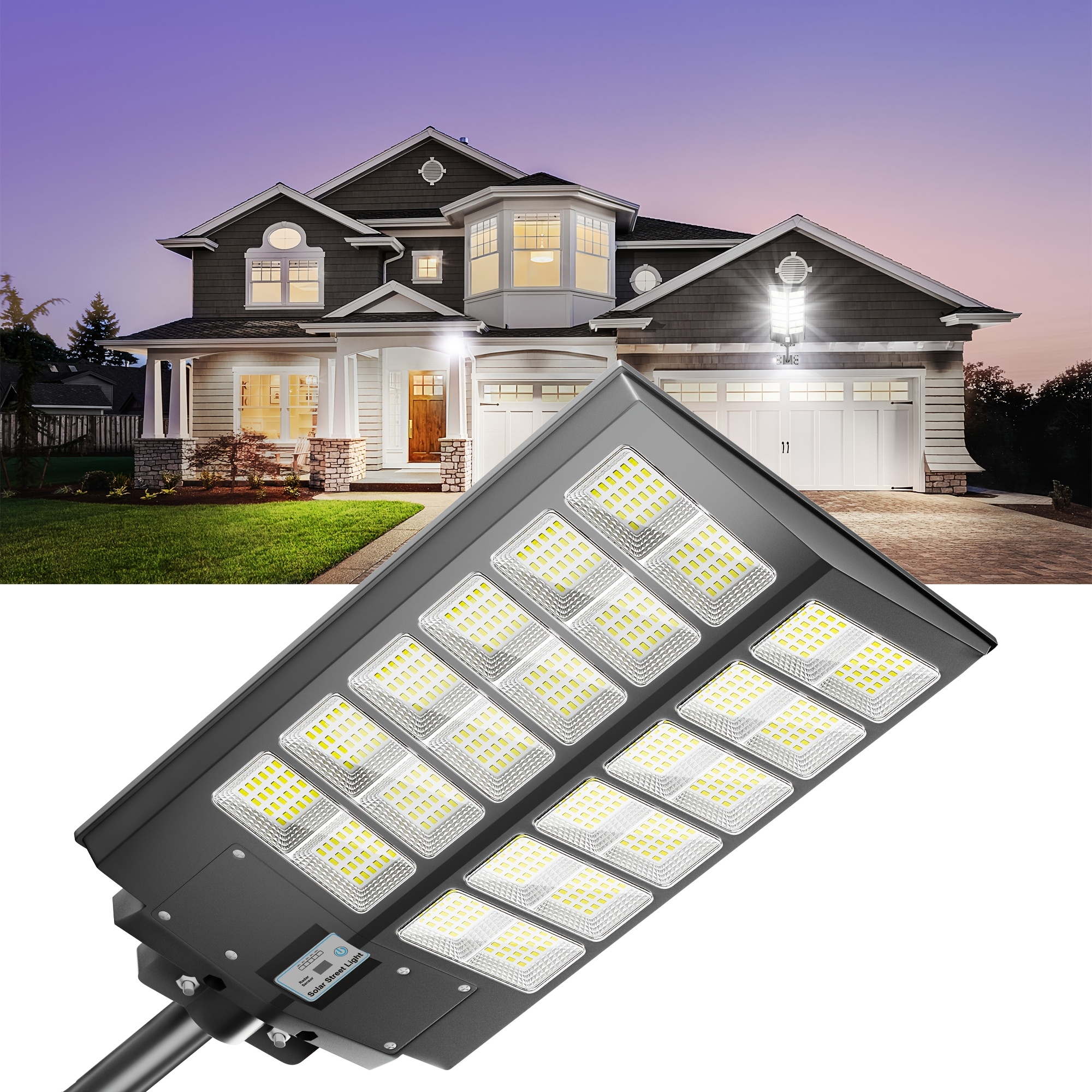 

Solar Street Light, 5000w Solar Street Light For Outdoor, Solar Light, Solar Light With Motion Sensor For Yards,