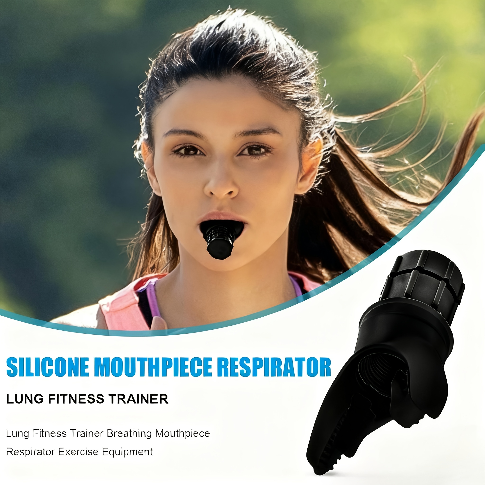 3pcs Breathing Trainer - Adjustable Resistance, Portable Lung Exerciser with Ergonomic Mouthpiece and Lanyard - Suitable for Adults, Athletes, Gym, Travel, Home Workouts - Improves Lung Function, Endurance Training, High-Quality Fitness Equipment