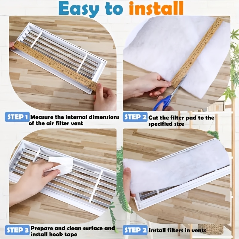 1pc cuttable air conditioning vent filter white Temu Spain